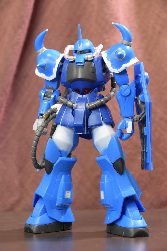 制作中 塗装前(フロント)…実は、スリッパフロントのへの字部も形状変更してます。※シールド持ち手は改修前