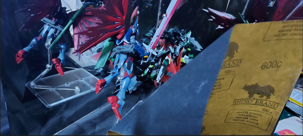 横から見ると、実はこんな写真。 鏡トリックです(笑)