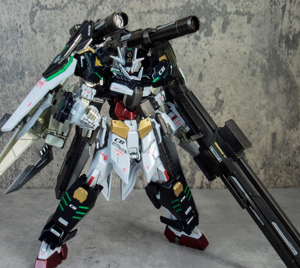 武器を持つとごつさに拍車がかかる!でかい武器は正義!
