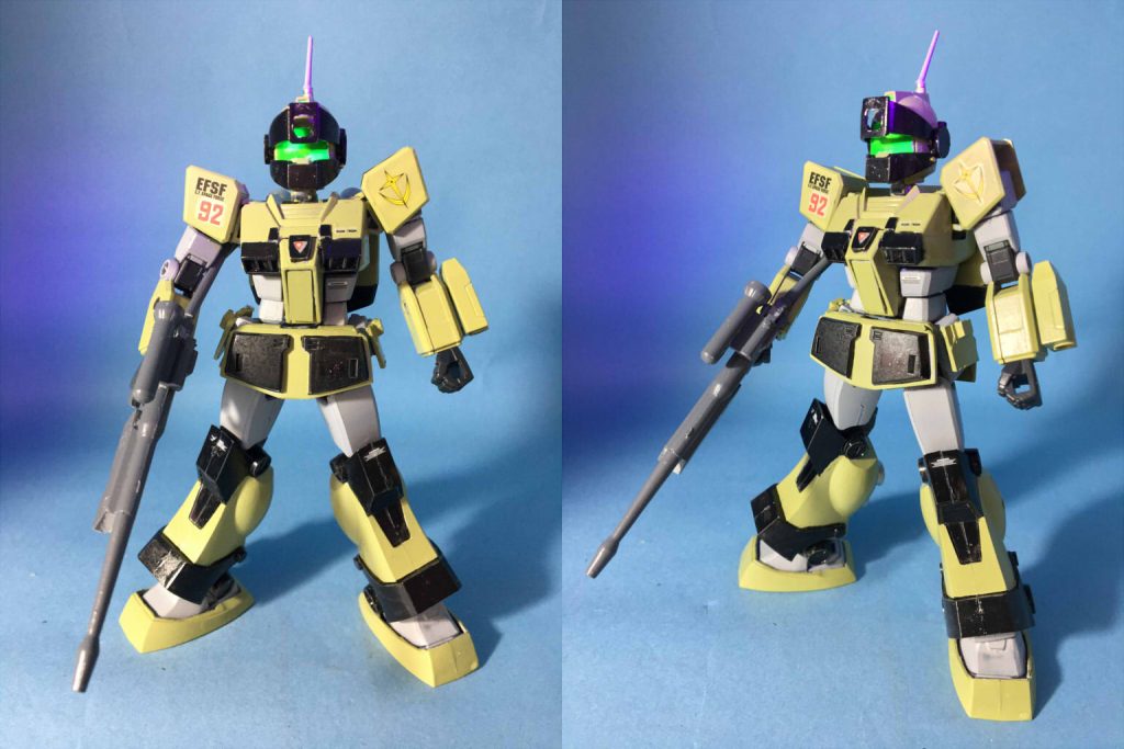 ライフル持ち・前面