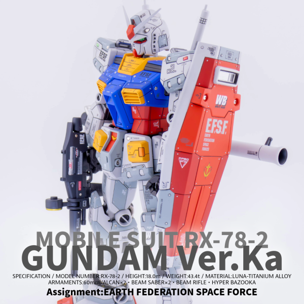 MG RX-78-2 ガンダム Ver.Ka 完成しました！