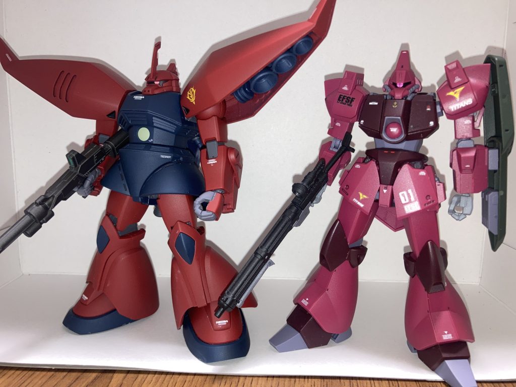 最後にわかる人にはわかるこの機体のパイロットの共通点がありますよね、劇中見ててハッとしました😂敵モビルスーツに乗るちょい役エースはカッコいいですよね〰️！ご覧頂きありがとうございます！