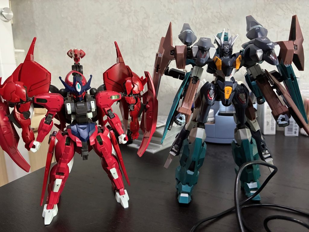 前に作ったミキシング機との比較、デカさが気に入ってます。