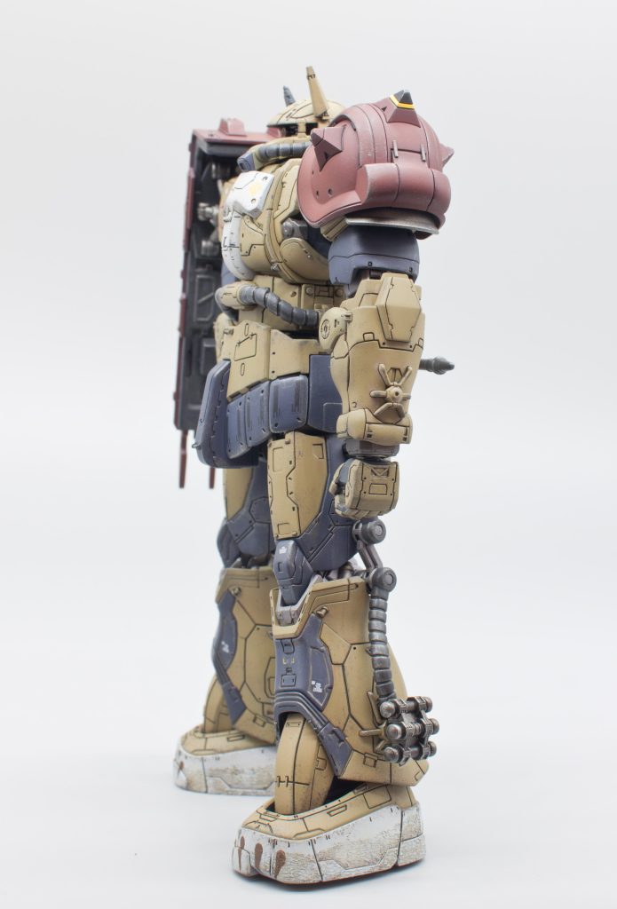 ウェザリングはフィルタリング→チッピング塗装→ピンウォッシュ・スミ入れ→ドライブラシの順を基本としてます。