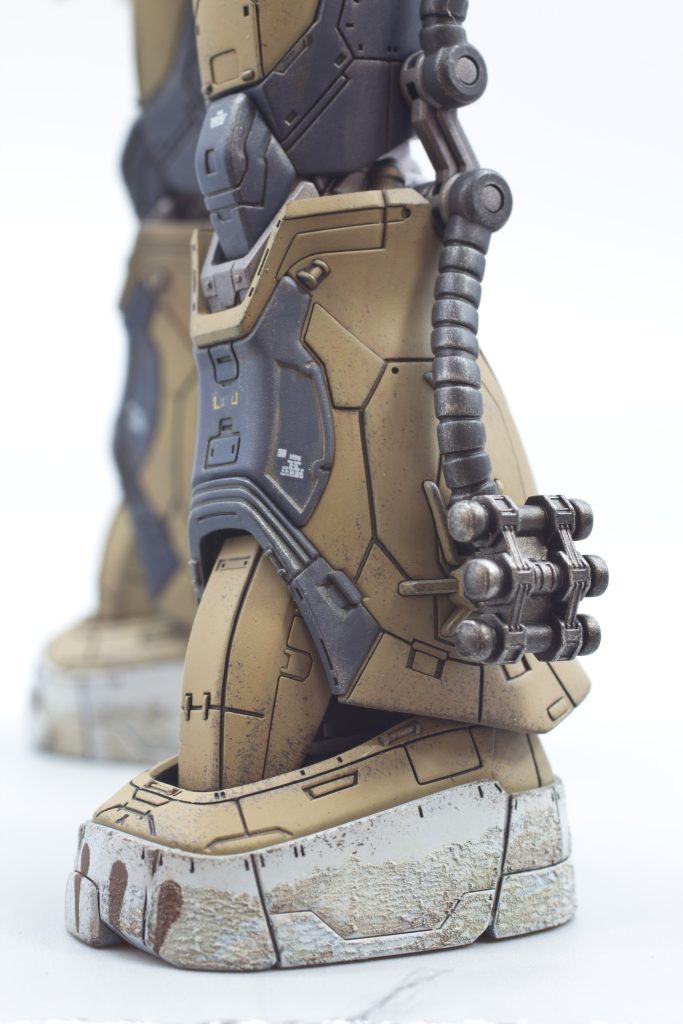 ツィンメリットコーティングも大分悩んだ末スケール感優先でHJの作例を参考に何となくそれっぽく表現してみました。 