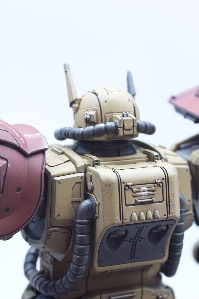 KPSプラのよいところはパーティングラインが消しやすいとこ！？動力パイプの凹部もすぐ消えてくれます（笑）