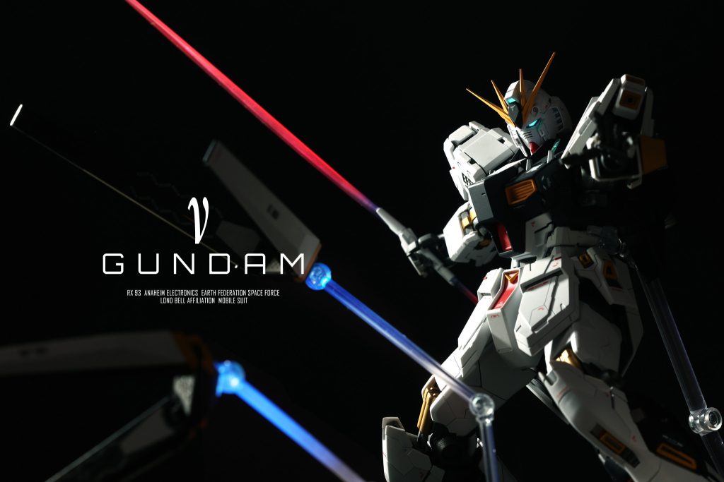 近接ポーズサーベル根本を青のグラデ