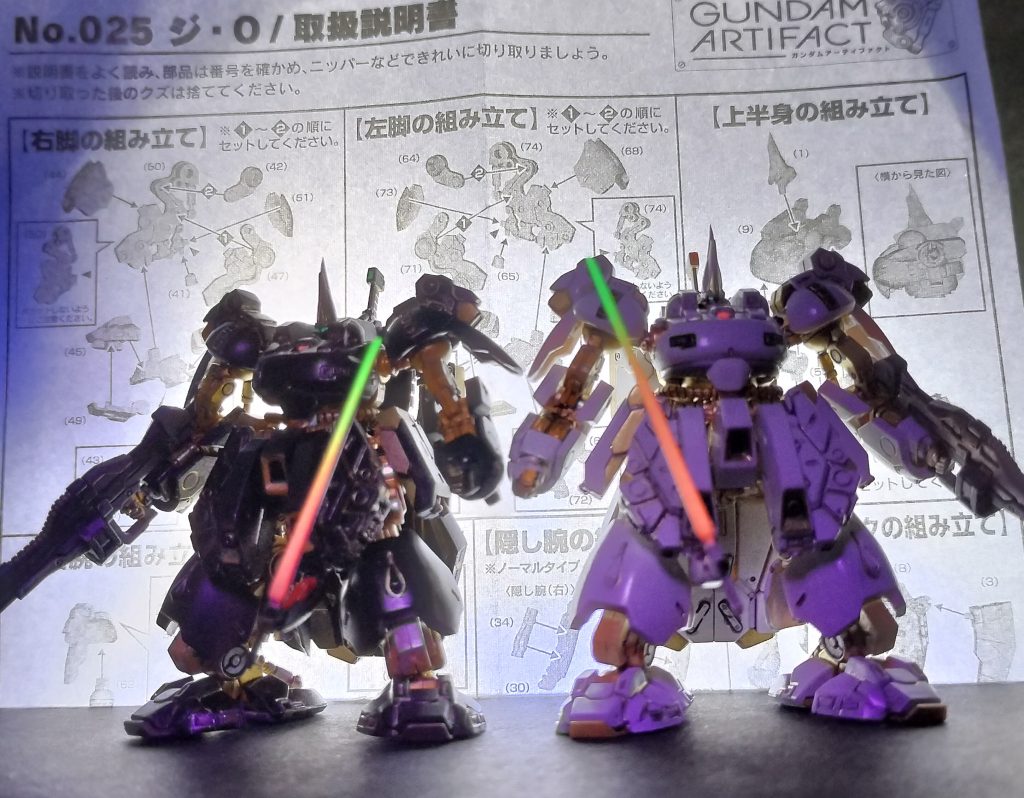 5.    この２機のTHE-OはジュピトリスIとデータベースが同期されていた中に保管されていたMSの開発設計情報をもとに、ジュピトリスII内部のAIオートファクトリーで建造されたもの。