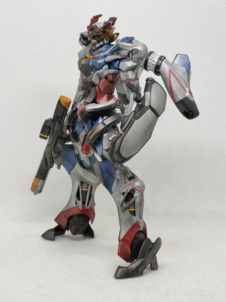 ガンダムジークアクス(シルバーコート仕上げ)–6枚目/制作者:yukidaruma