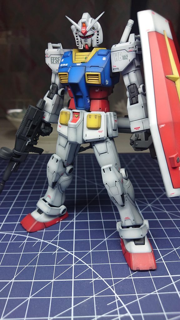 完成！　グラデ塗装の練習のつもりで当時作ってましたが普通に格好良く出来たのでお気に入りのキットです。立ち上げ塗装も時間がかかってしまうのがデメリットですがそんな難しく無いし塗装の引き出しが増えた作品です。次回もよろしくお願いします🙇