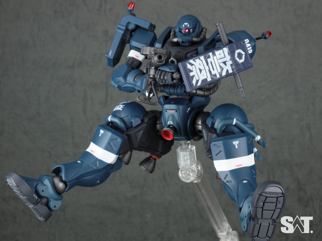 HG 1/144 軍警ザク/POLICE ZAKU–7枚目/制作者：SAT