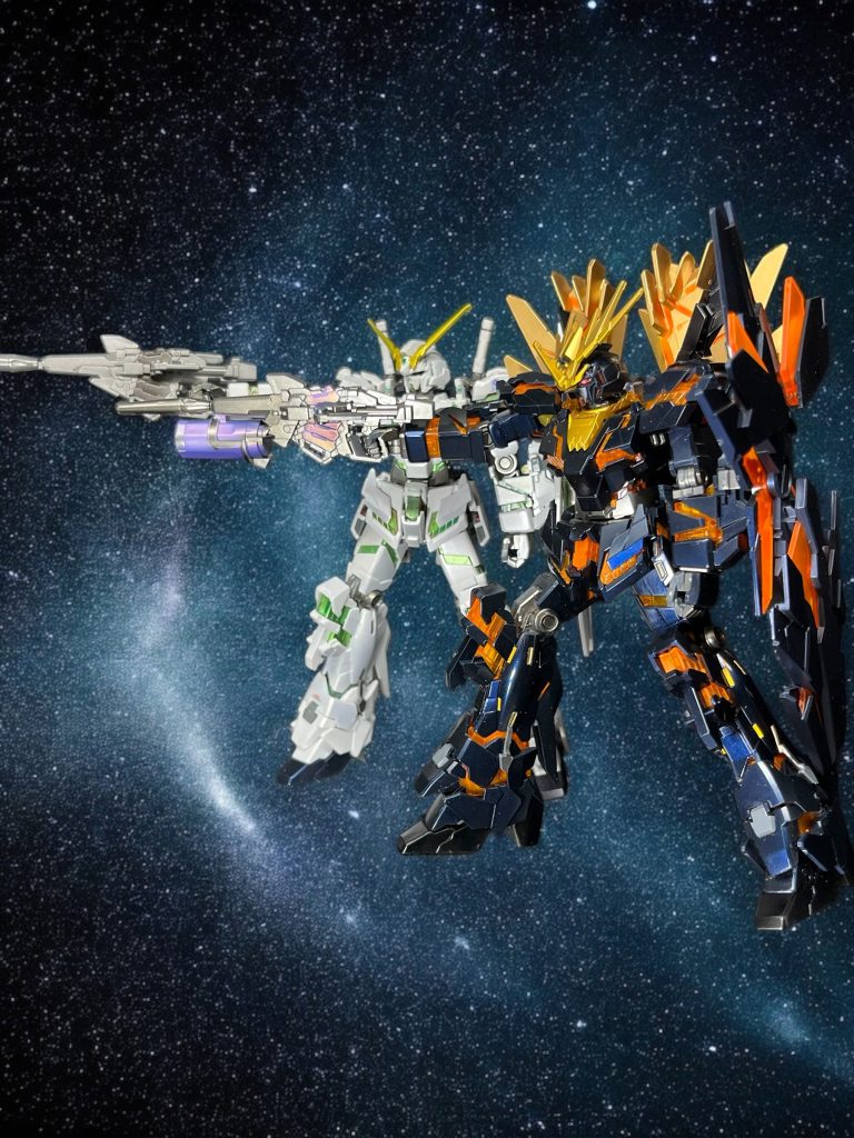 せっかくなので、バンシィも一緒に