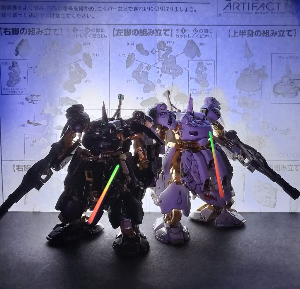 10.    基本的にパプテマスシロッコが設計建造したオリジナルのTHE-Oと性能に違いはないが、パイロットたちの希望によりモノ・アイではなくツイン・アイとなっている。これは彼女たちの父親であるジュドー・アーシタの乗機がツイン・アイ・タイプだったことに由来するらしい。