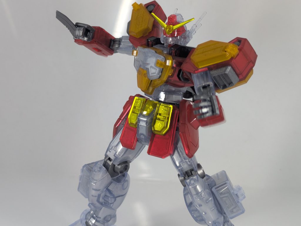 絶妙な可動域😅ヘビーアームズはあんまり動き回るイメージ無いし、仕方ないすね