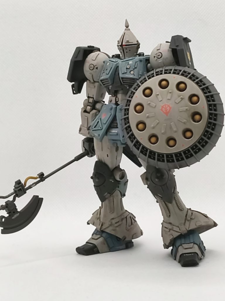 塗装はいつものグレーサフとインターミディエイトブルーです。これとサンド系とグリーン系の3パターンを繰り返していることに最近気が付きました笑