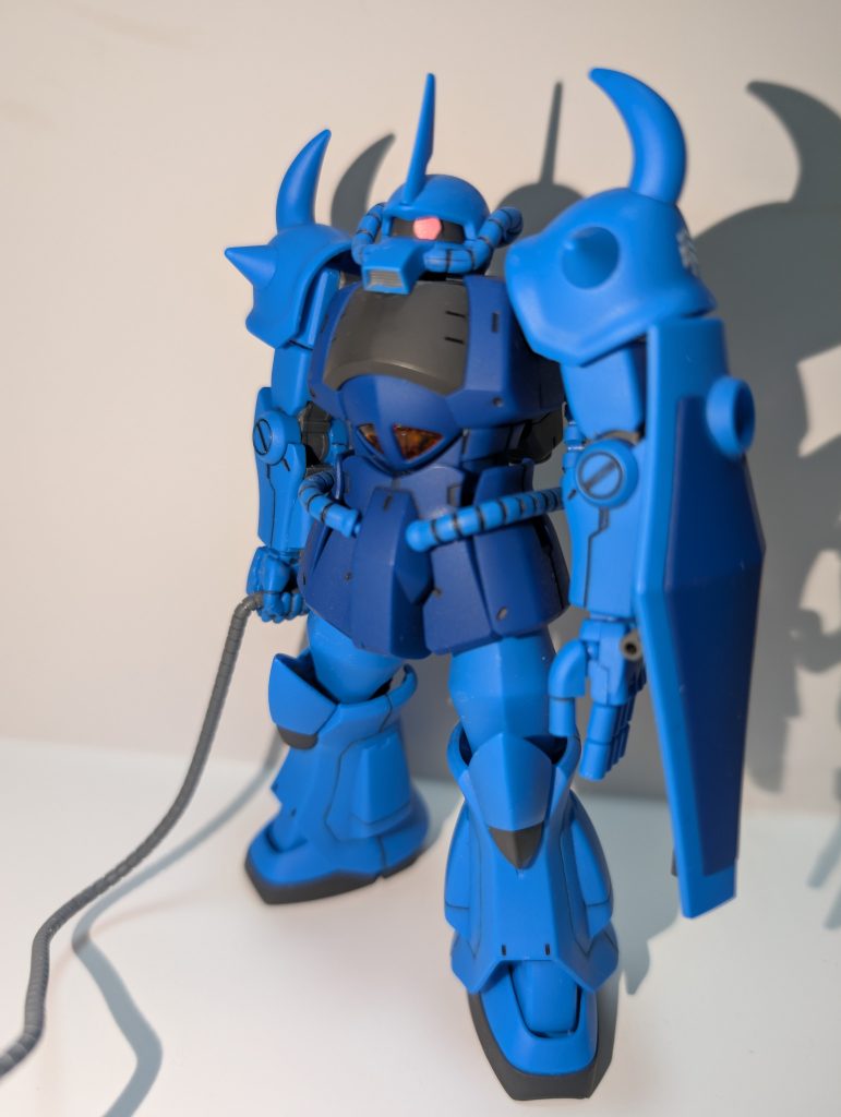 グフと言えば、糸ハンダのヒートロッド…懐かしいわぁ😆まぁ、作ってませんがw1/60ドムも真っ二つの威力だったなぁ。