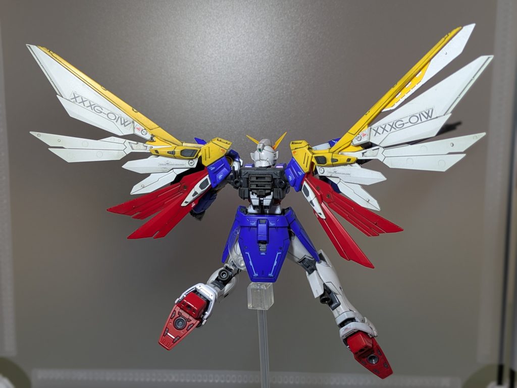 今にも羽ばたきそうです。