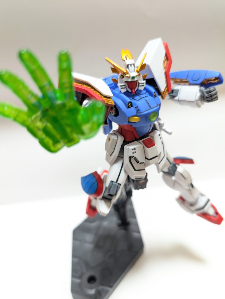 お約束のシャイニングフィンガー！