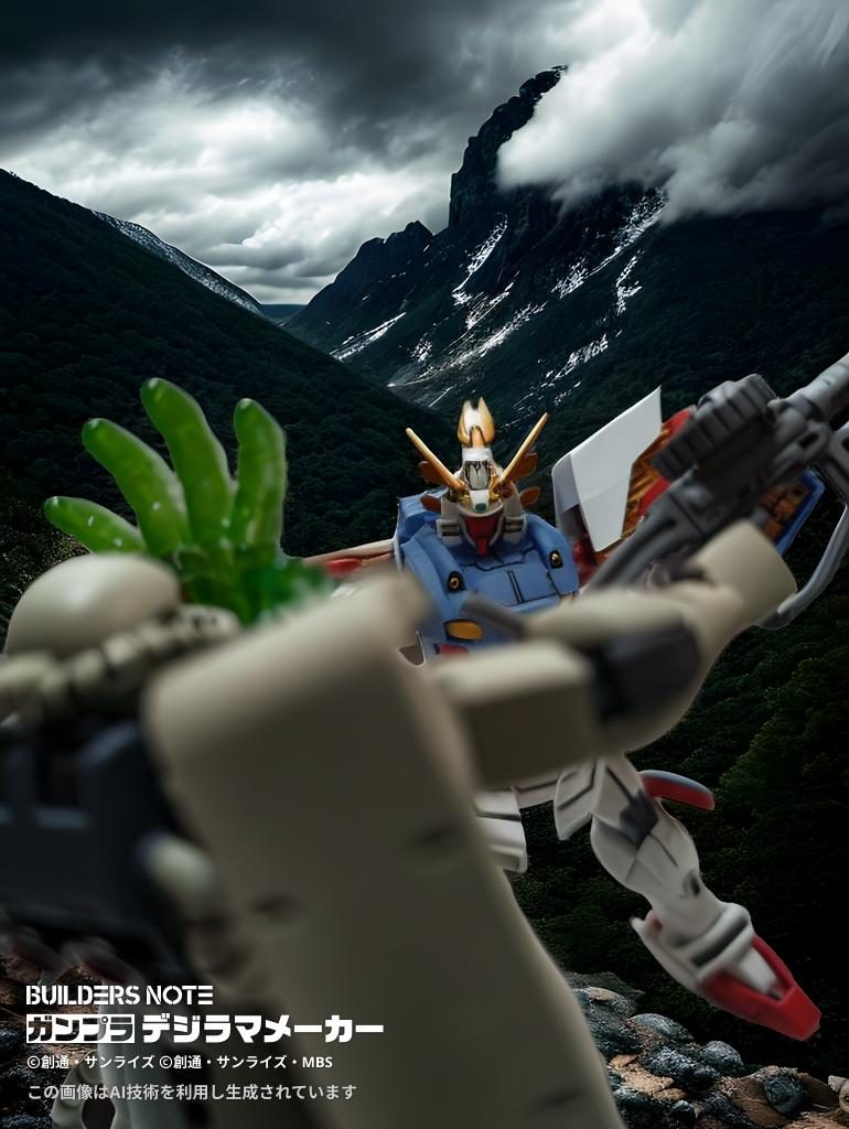 大好きなザクにも登場してもらいました。どんな相手に対しても、やられ役が似合う名脇役と思います😊