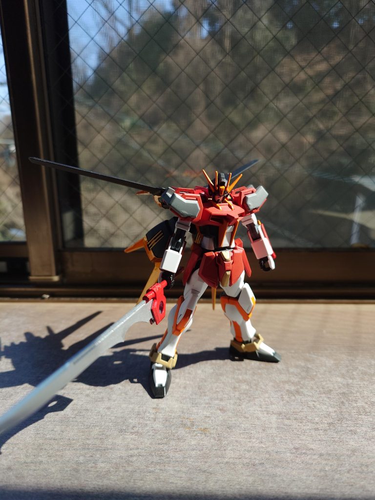 グランドスラムとバーニア部はMr.colorの159で塗装。用法間違ってるけど、発色良いので気に入ってます。