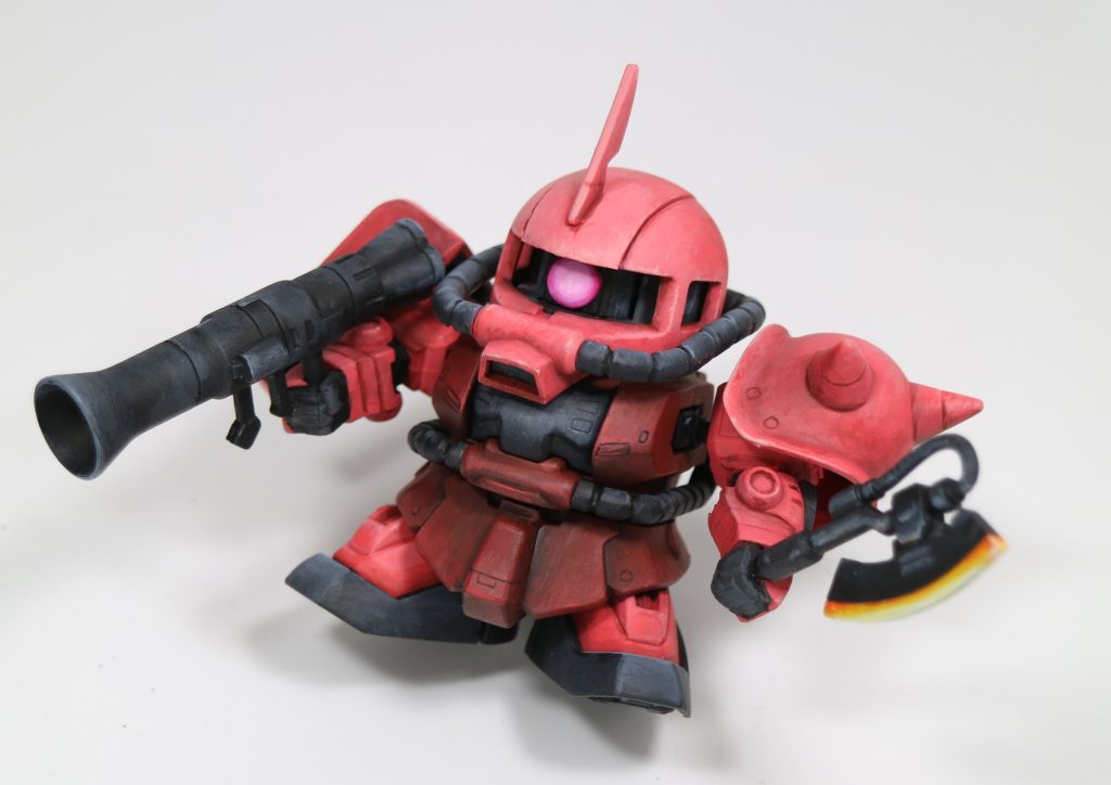 SD　BB戦士シャー専用ザク–2枚目/制作者：ペーパーテープ70