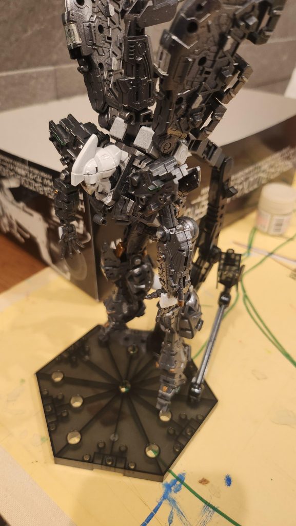 RG Hi-νガンダム with ハイパーメガバズーカランチャー–2枚目/制作者:Hosoda-Poso