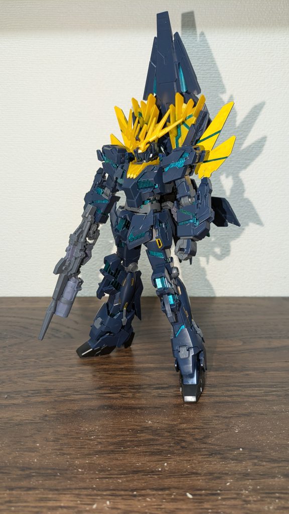 前面。やっぱりユニコーンの覚醒verはカッコいいですね。達成感があります。