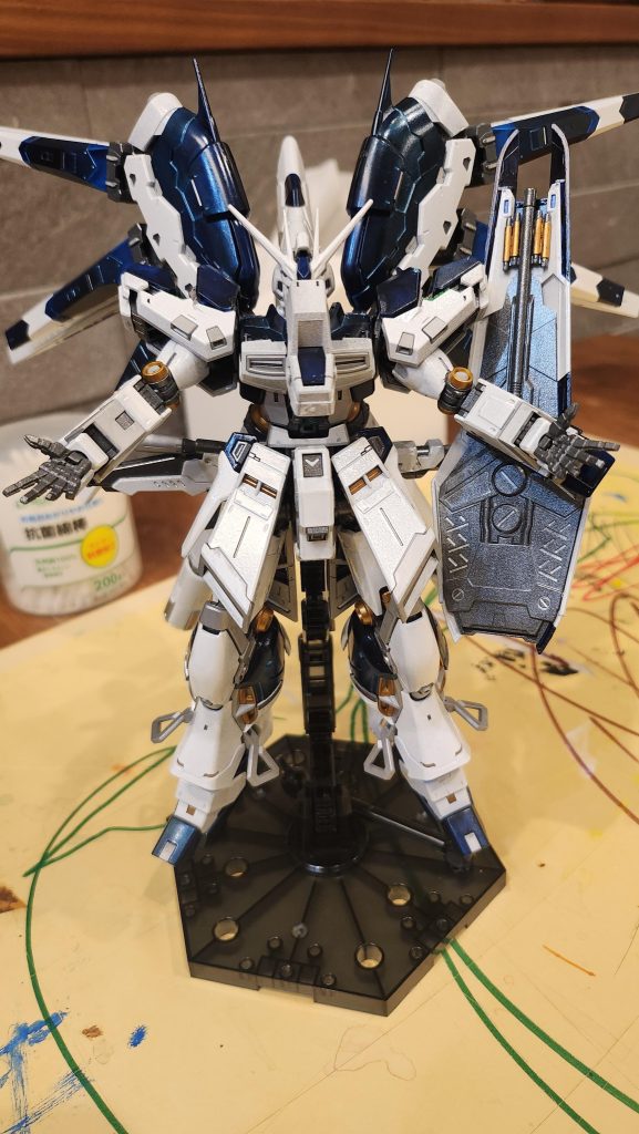 RG Hi-νガンダム with ハイパーメガバズーカランチャー–5枚目/制作者:Hosoda-Poso