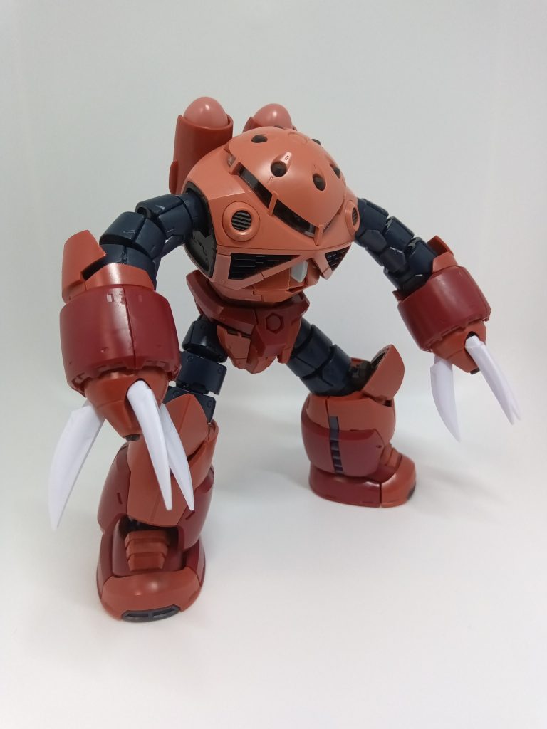 久しぶりの投稿です。初代を見直し、やはり「ジャブローに散る」のあのシーンがかっこよく、ちょうど再販が来てたので購入しました。