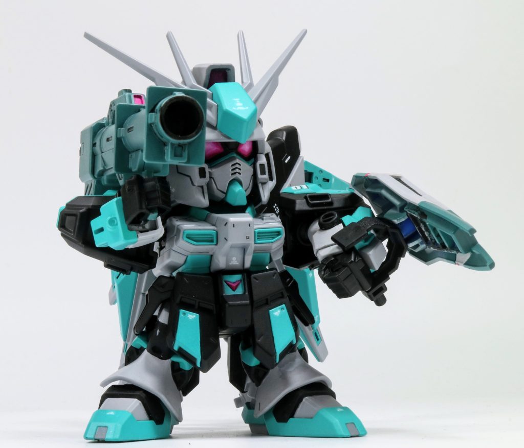 BB戦士 　初音ミクコラボ　ハイニューガンダム–5枚目/制作者：ペーパーテープ70