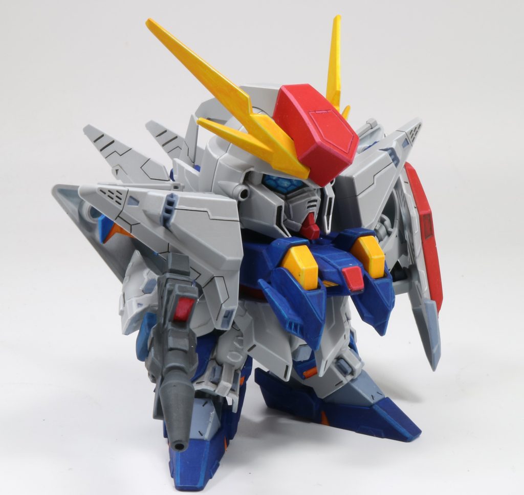 凸部分にハイライトを入れた簡単塗装なのにグラデーション効果がありますね。 