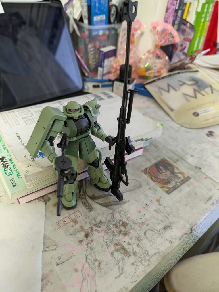 狙撃手　ヅダの対艦ライフル片手に暴れるアグレッシブなやつ