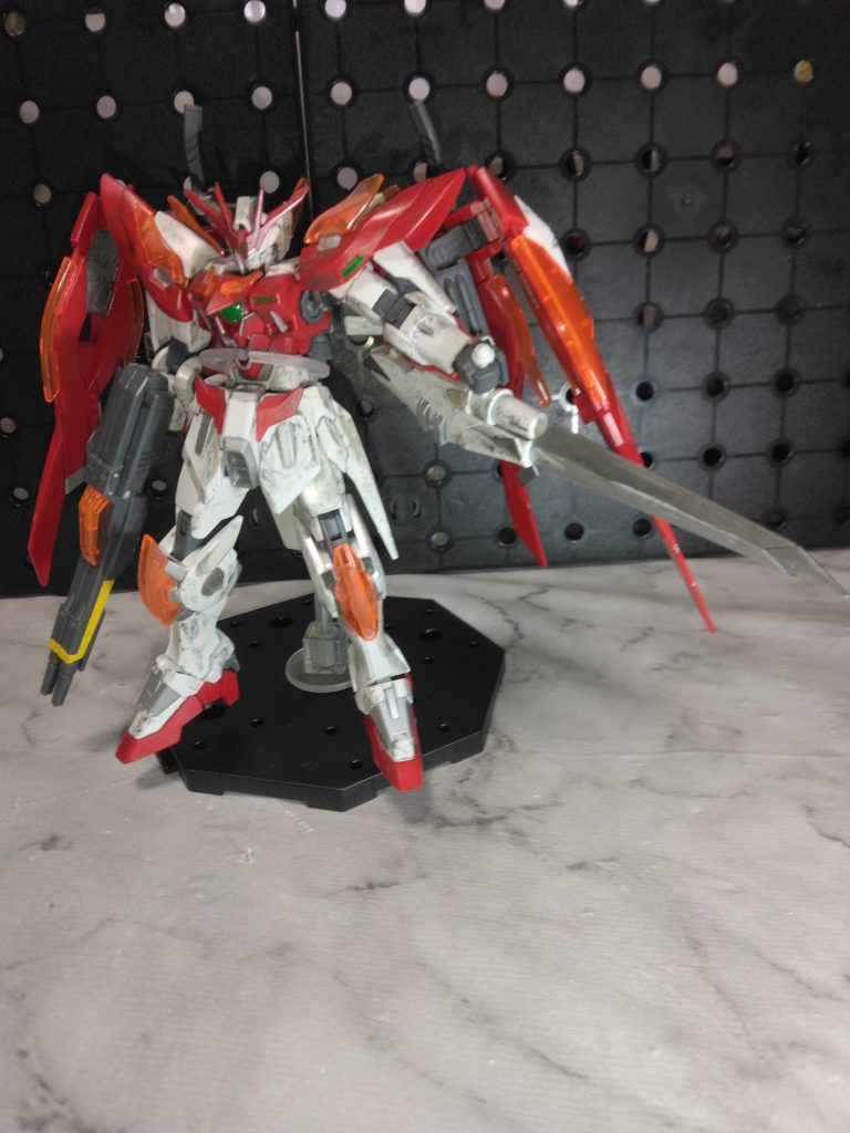 ウイングゼロ炎購入当時にホビージャパンに付いてきたウイングゼロ炎改造パーツと一緒に