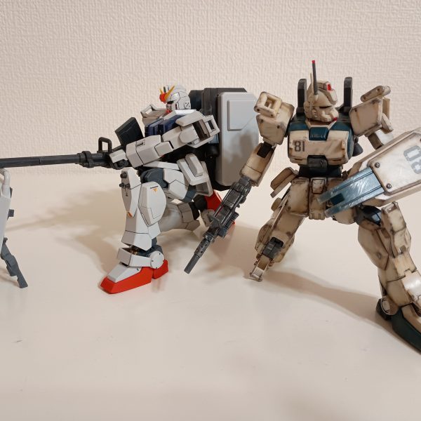 HG 陸戦型ガンダム作成中