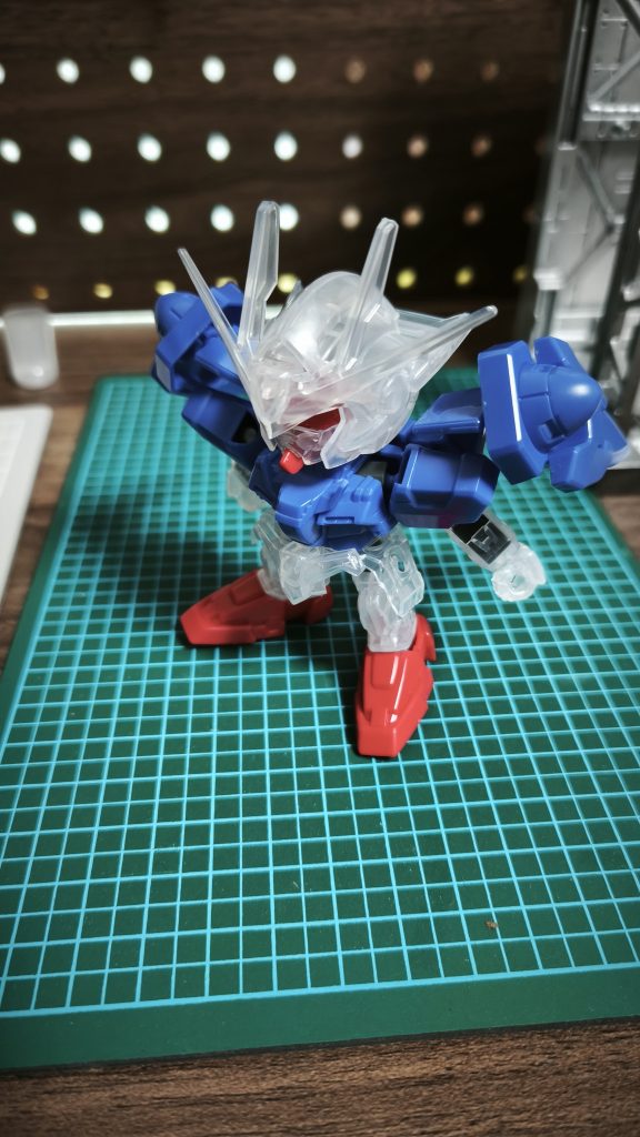 ダブルオーガンダム SD ソリッドクリア–3枚目/制作者：しろたん