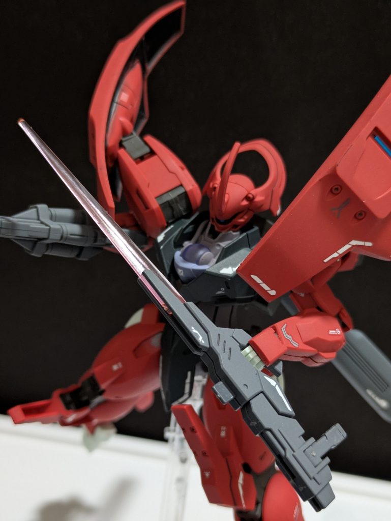 ライフルは分割して二丁拳銃にさらにさらに、銃剣にすることも可能ロマンモリモリの武装大好き