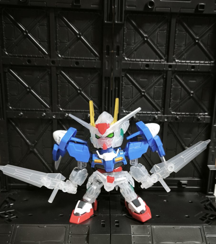 ダブルオーガンダム SD ソリッドクリア–2枚目/制作者：しろたん