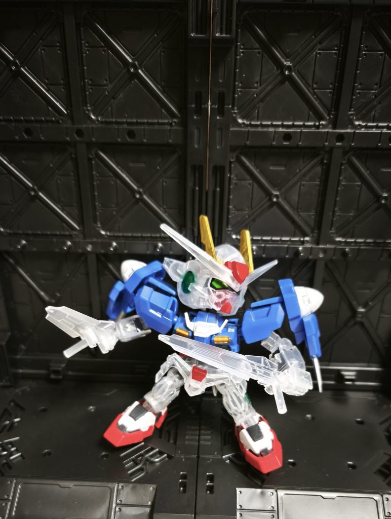 ダブルオーガンダム SD ソリッドクリア–3枚目/制作者：しろたん