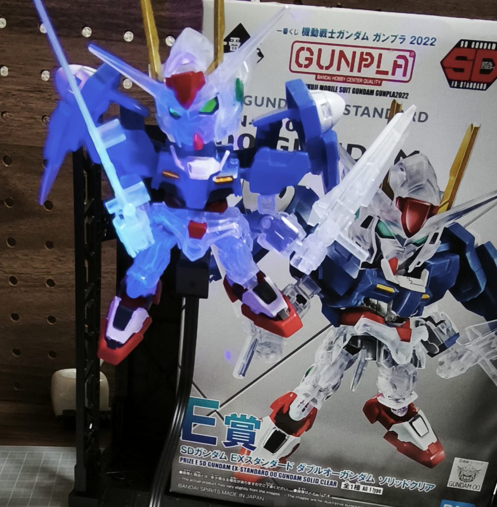 ダブルオーガンダム SD ソリッドクリア–4枚目/制作者：しろたん