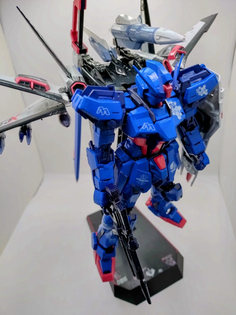 オオトリ装備は、基本的に原作通りのカラーを意識してます。 ホワイト部分は、ガンダムSEEDのディアクティブホワイト、黒の部分はティターンズカラー1、ブルーグレーの部分は、デュエルブリッツグレーなどなど。