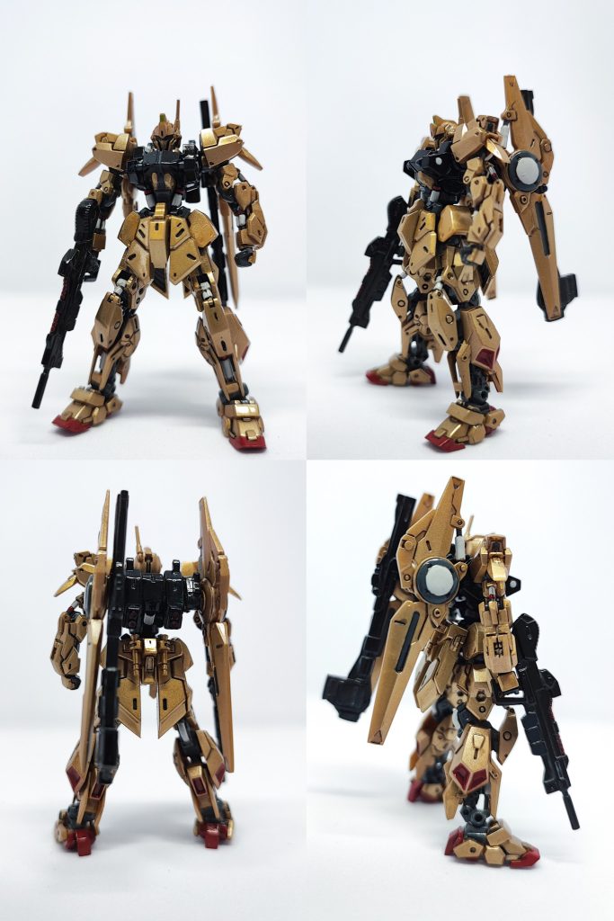 細かすぎてピッタリと組み上げられずに若干傾いてます。