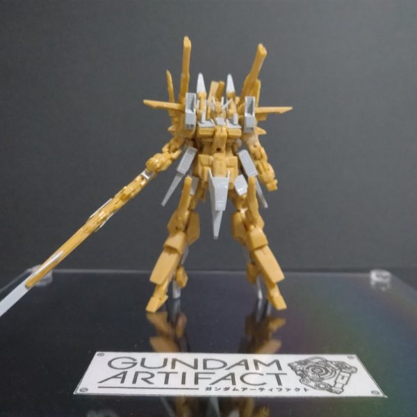 微々たる変わり映えですが、アーティファクト用のステージを作成しました。がんばりポイントハイパーロングライフルのディテールアップ整面処理砲撃時のスペーサーを作成、角度がよくなった。まだつけれないけどサイド下側のバインダー？作成中今後の問題点塗装フェイズをあまり意識してないので、うまく塗れるかどうか。台座の構想を練る （3枚目）