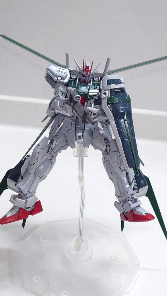 武装に57mm高エネルギービームライフル対ビームシールドビームサーベル×２が追加(gandam-hand2)