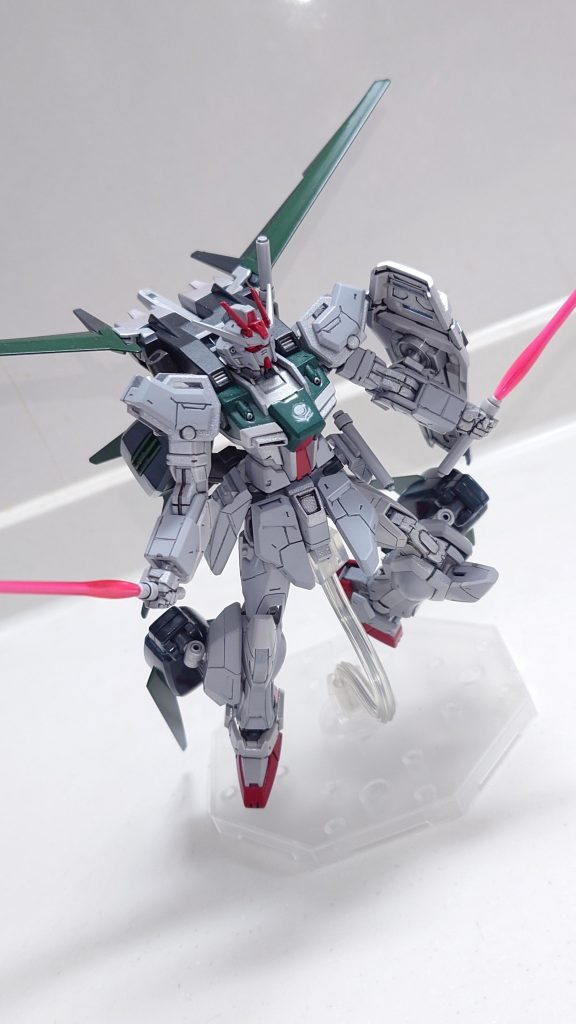 ビームサーベル二刀流最後まで見て頂いてありがとうございました(gundam-kao6)次回パーフェクト装備予定です！また見にきて下さいね！