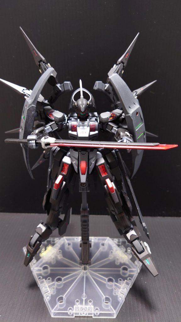 ◎『シュバルゼッテ 特務隊仕様殲滅戦用装備』でした。カラーリングは特務隊=黒みたいな安直な発想で決めました(笑)最後までご覧いただきありがとうございました。