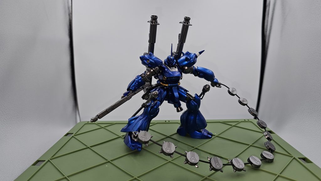 チェーンマイン装備。先端の方はニードル付いててフックになってるの初めて知りました。細かいですねぇw