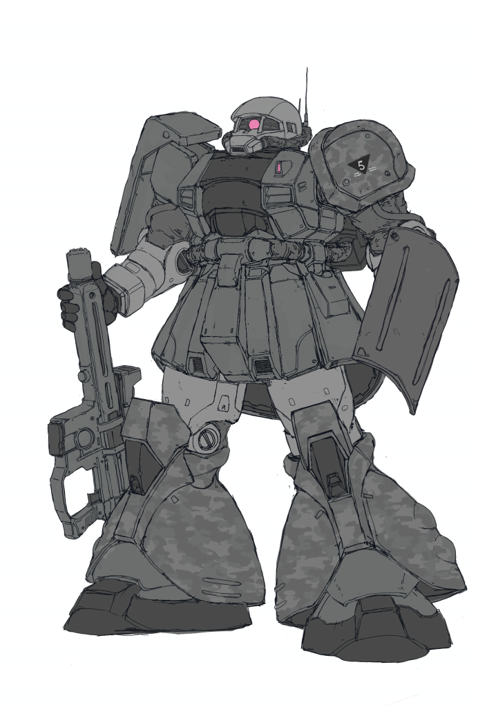 次はこんな感じのザクを作ろうと思ってます〜 