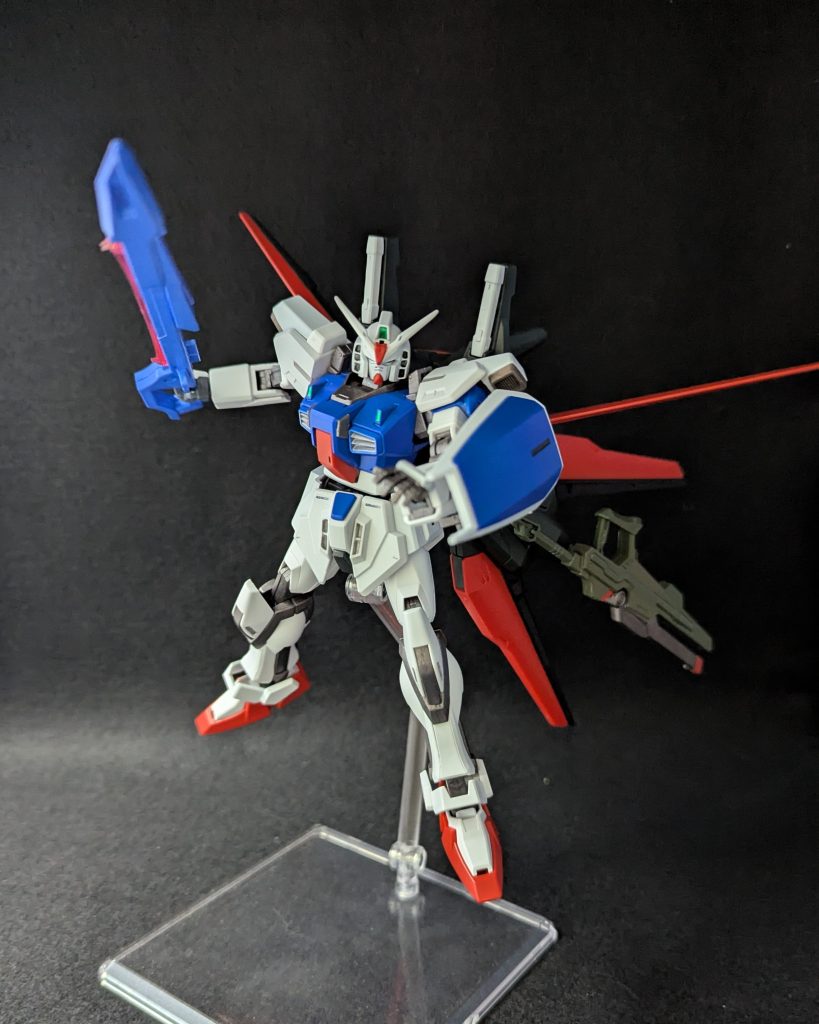 武器1レーザー対艦刀「シュベルトゲベール」SEED世界の代名詞とも言える対艦刀をマークIIが持つミスマッチはビルド感あって気に入ってます