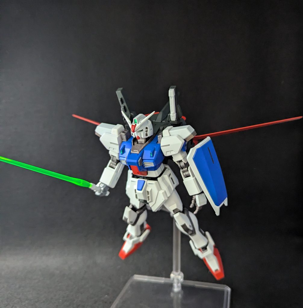 最後に翼とサーベルだけの軽装状態とても動かしやすい