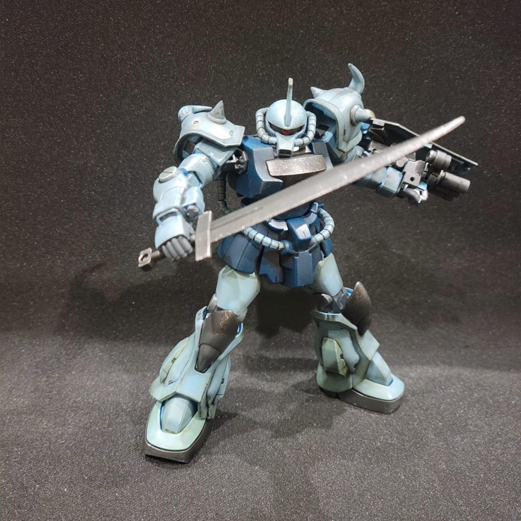 グフカスタム 成形色ウェザリング仕上げ–8枚目/制作者:すっとこどっこい